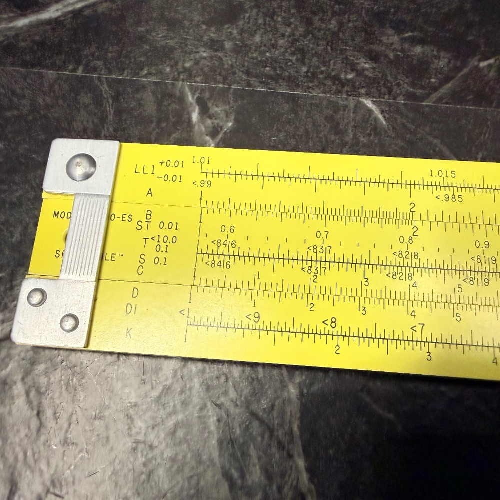 PICKETT Synchro-Scale Model N800-ES Slide Rule w/Case - Picture 3 of 16